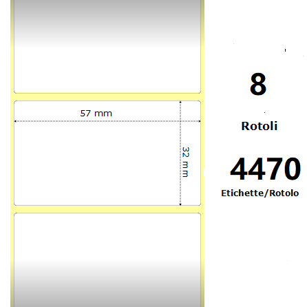 Zebra Labels Zebra White ZE3006307-T