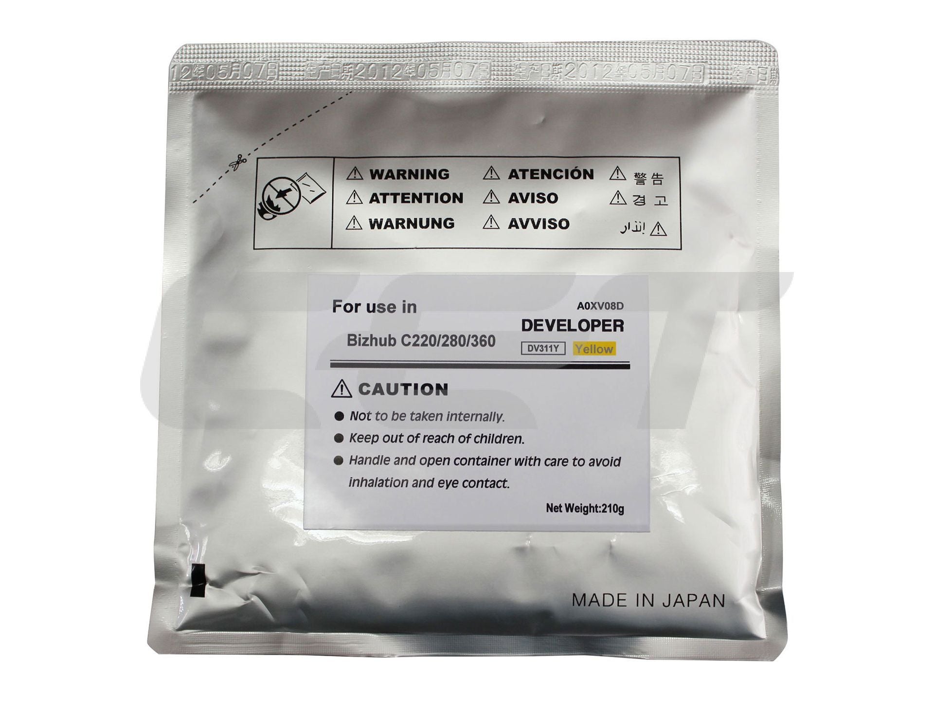 Entwicklereinheit KONICA MINOLTA Gelb MICE8435