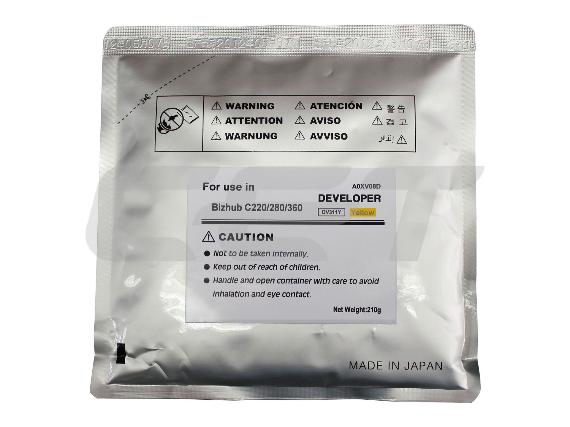 Entwicklereinheit KONICA MINOLTA Gelb MICE8435