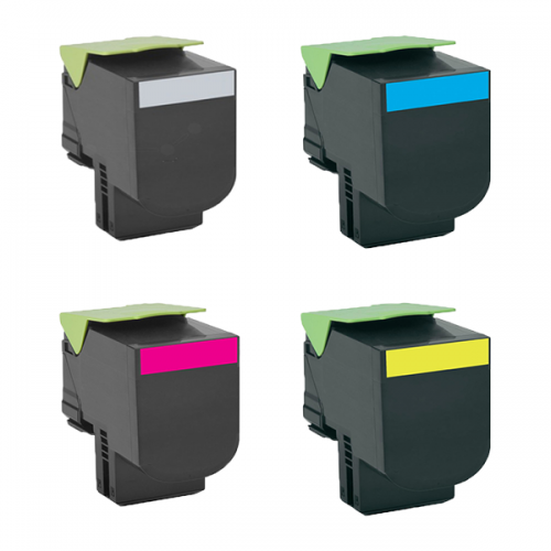 Farb-Set Lexmark Gelb LEXC802HY