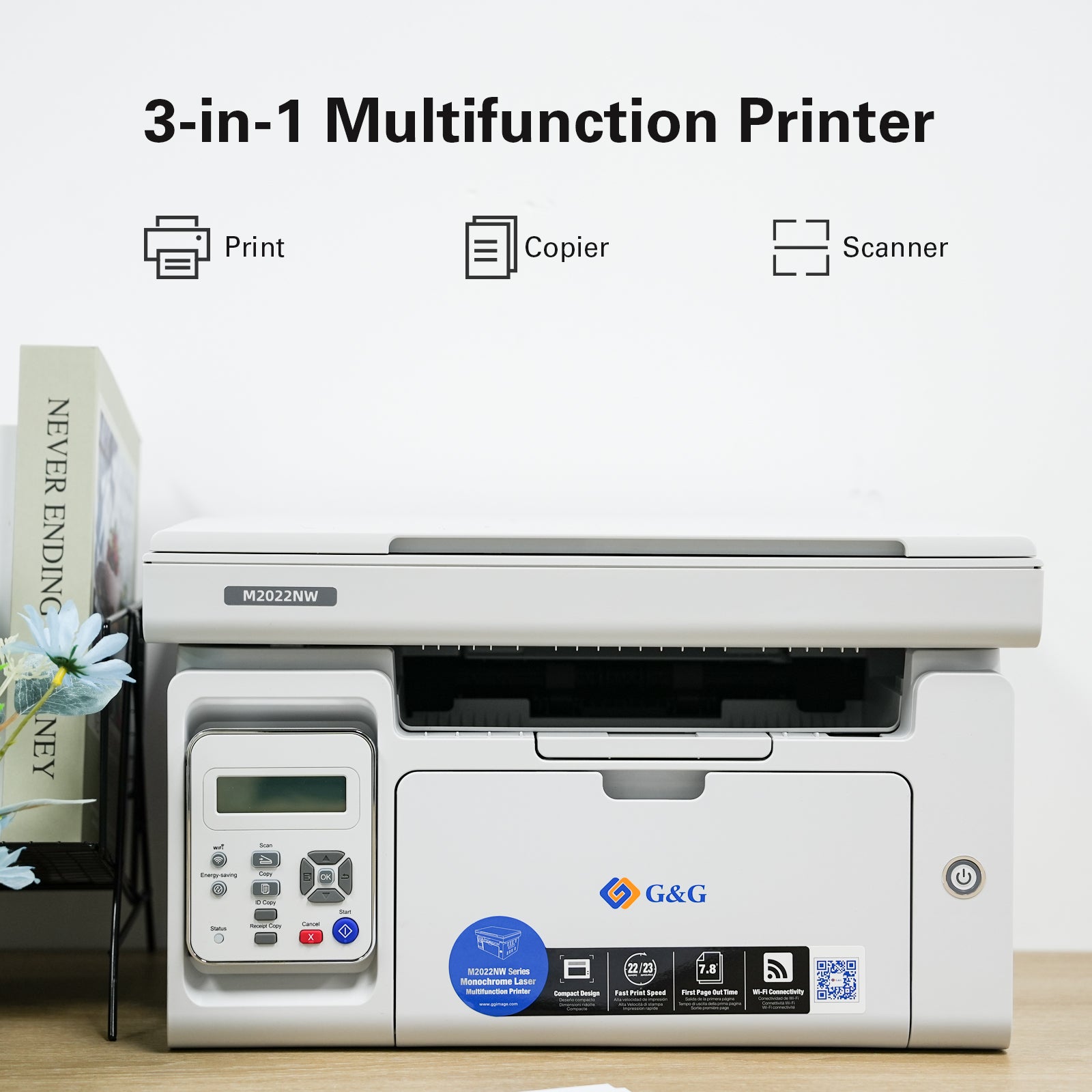 Printer G&G Weiß GGM2022NW