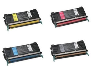 Farb-Set Lexmark Schwarz LEXC734ABK