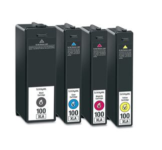 Kartusche Lexmark Schwarz LE100XLBK